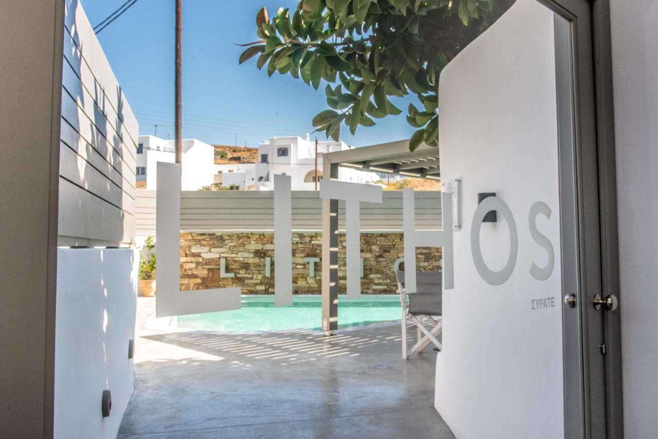 Lithos Luxury Suites Tínos المظهر الخارجي الصورة