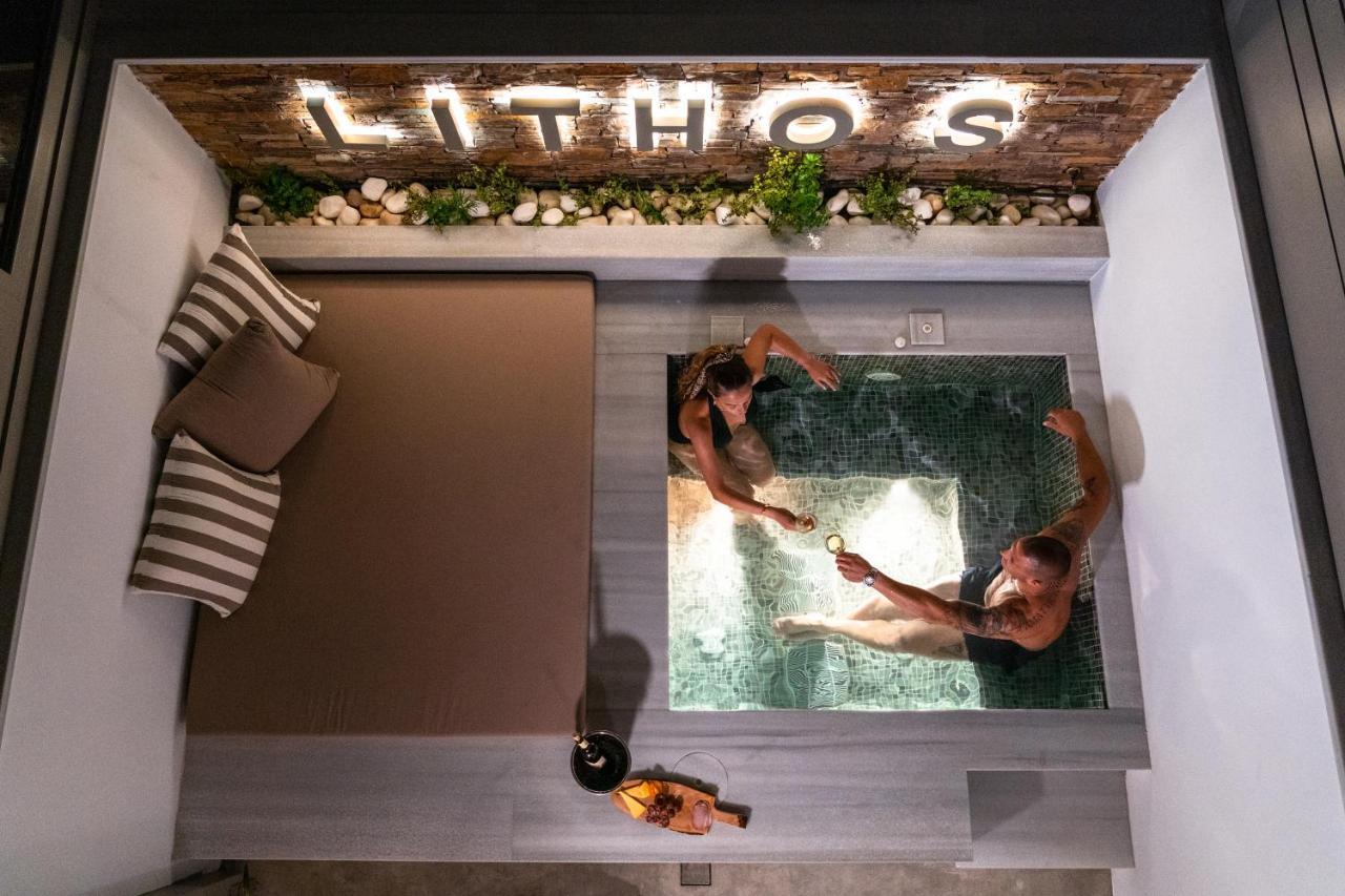 Lithos Luxury Suites Tínos المظهر الخارجي الصورة