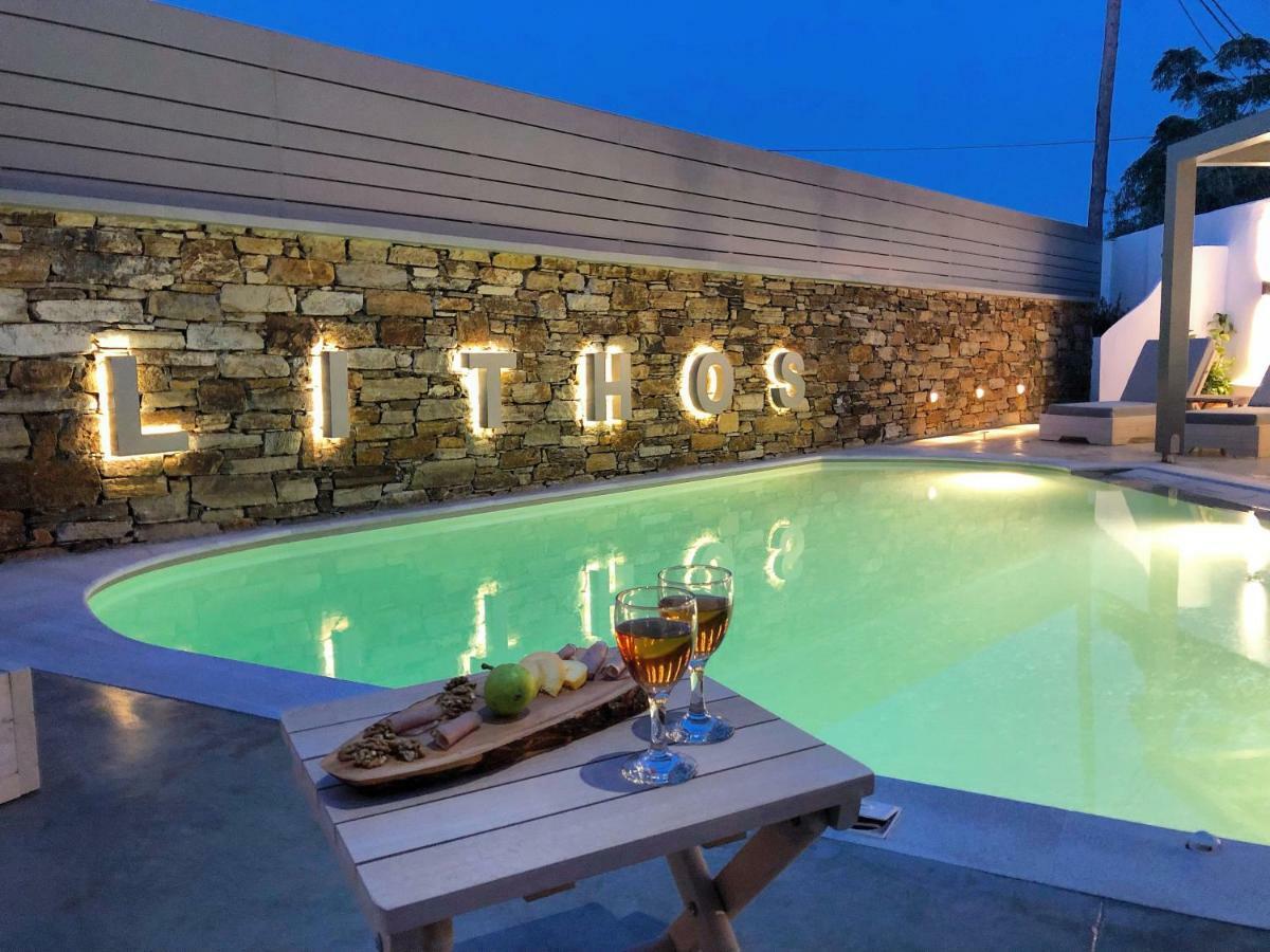 Lithos Luxury Suites Tínos المظهر الخارجي الصورة