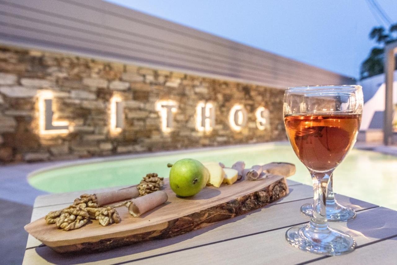 Lithos Luxury Suites Tínos المظهر الخارجي الصورة
